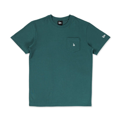 Los Angeles Dodgers Color Era Pine Needle Green Short Sleeve Pocket T-Shirt