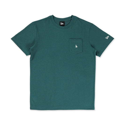 Los Angeles Dodgers Color Era Pine Needle Green Short Sleeve Pocket T-Shirt
