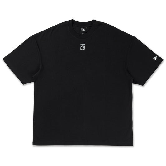 New Era Street Archived Black Oversized Short Sleeve T-Shirt