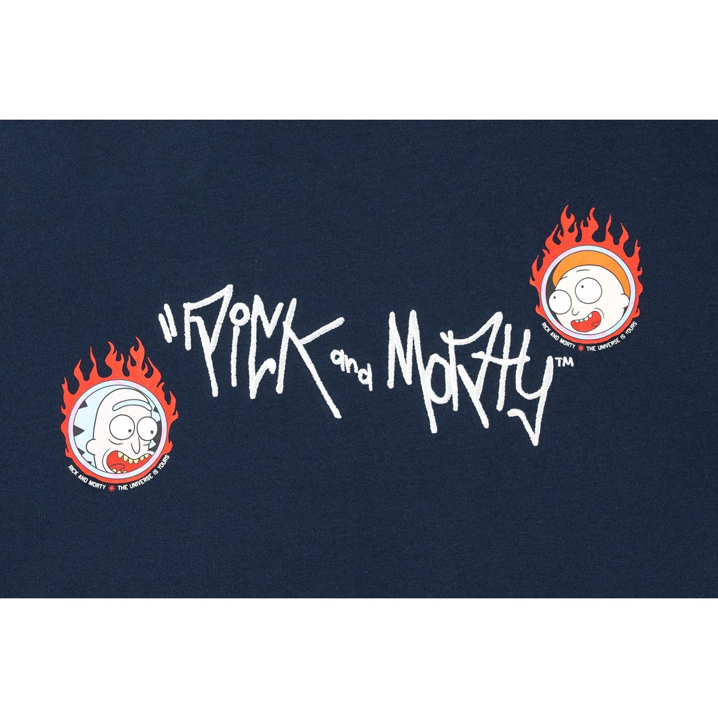 New Era x Rick and Morty Oceanside Blue Oversized Short Sleeve T-Shirt