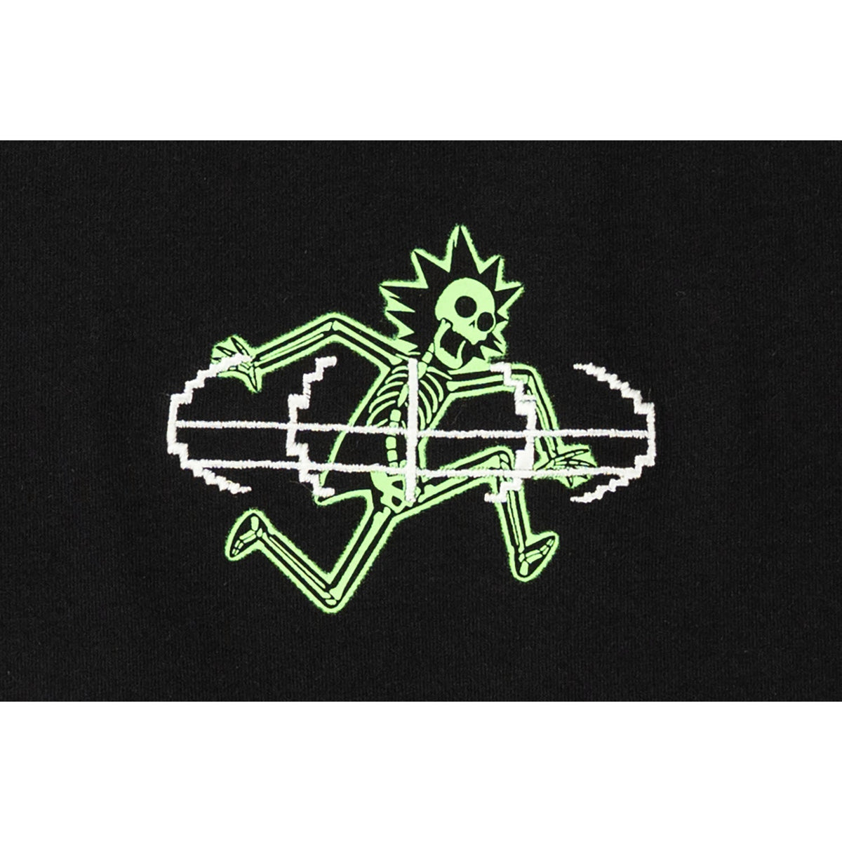 New Era x Rick and Morty Black Oversized Short Sleeve T-Shirt
