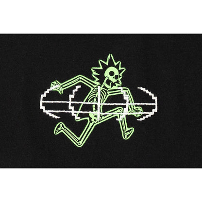 New Era x Rick and Morty Black Oversized Short Sleeve T-Shirt