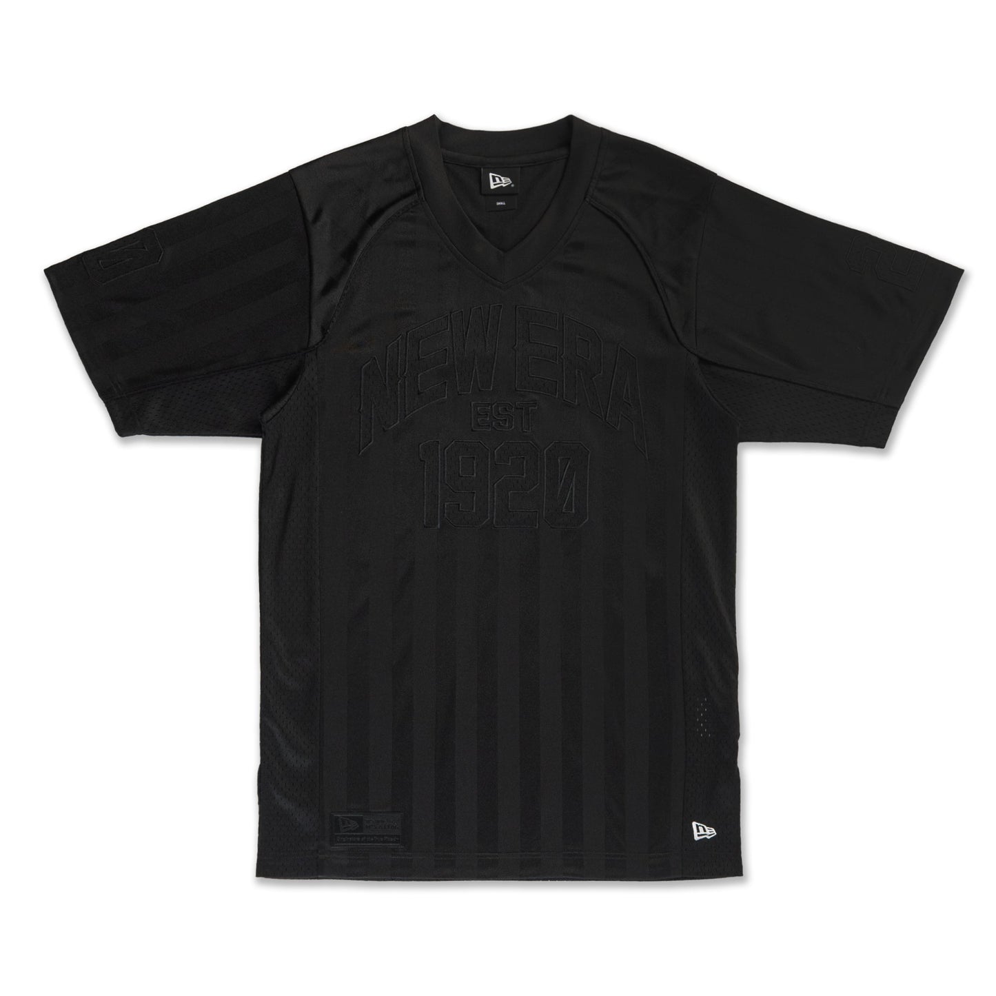 New Era 1920 Wordmark Street Archived Black Short Sleeve American Football Jersey