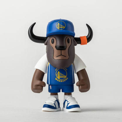 Golden Warriors NBA FFALO Blue Mini Buffalo Figure