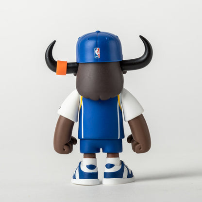 Golden Warriors NBA FFALO Blue Mini Buffalo Figure