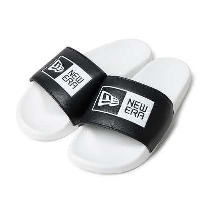 New Era Flag Logo White Black Slides