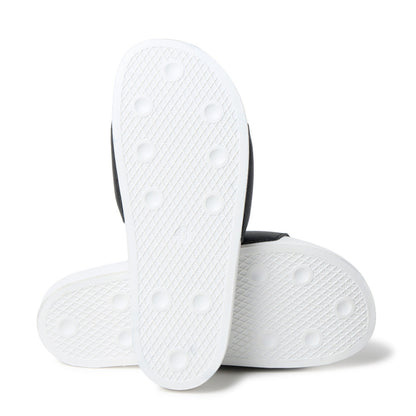 New Era Flag Logo White Black Slides