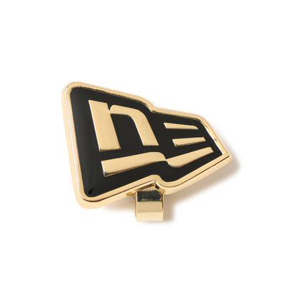 New Era Flag Logo Gold Black Cap Bite