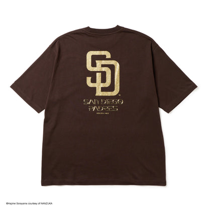 San Diego Padres New Era x MLB x Hajime Sorayama Brown Oversized Short Sleeve T-Shirt
