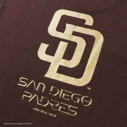 San Diego Padres New Era x MLB x Hajime Sorayama Brown Oversized Short Sleeve T-Shirt