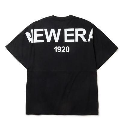 New Era 1920 Distressed Black Oversized Short Sleeve T-Shirt