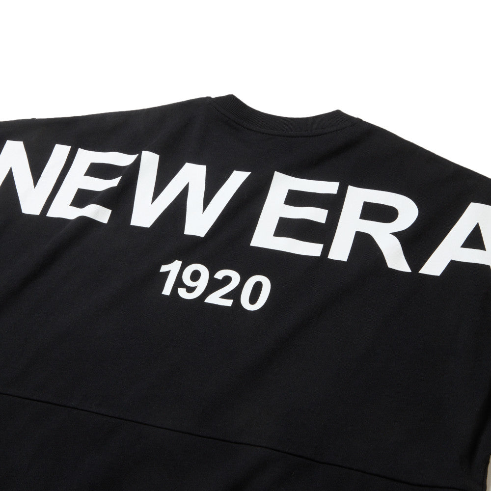 New Era 1920 Distressed Black Oversized Short Sleeve T-Shirt