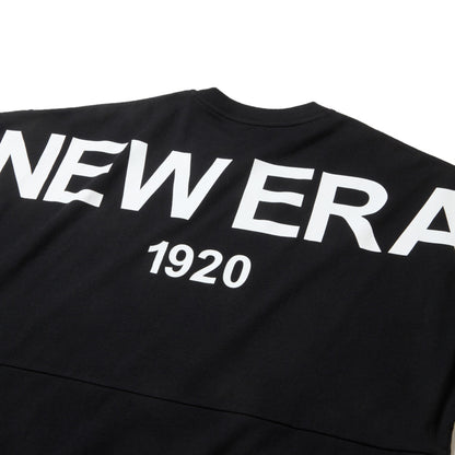 New Era 1920 Distressed Black Oversized Short Sleeve T-Shirt