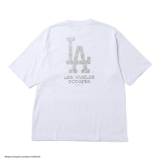 Los Angeles Dodgers New Era x MLB x Hajime Sorayama White Oversized Short Sleeve T-Shirt