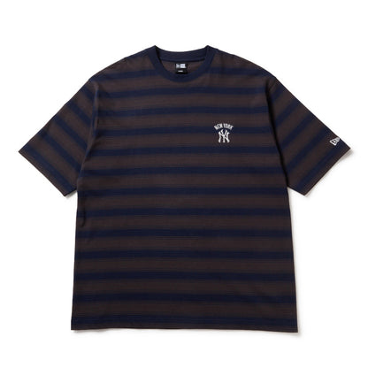 New York Yankees Border Navy Oversized Short Sleeve T-Shirt
