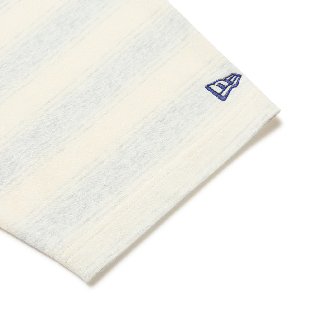 Los Angeles Dodgers Border Off White Oversized Short Sleeve T-Shirt