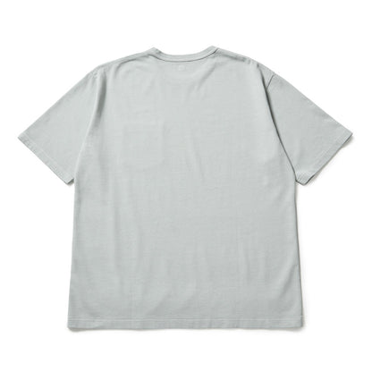 New Era Garment Dyed Box Logo Woven Patch Gray Short Sleeve T-Shirt