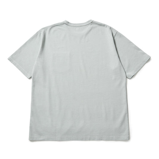 New Era Garment Dyed Box Logo Woven Patch Gray Short Sleeve T-Shirt
