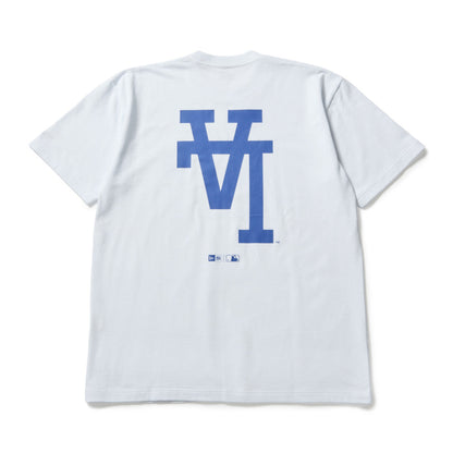 Los Angeles Dodgers Upside Down White Short Sleeve T-Shirt