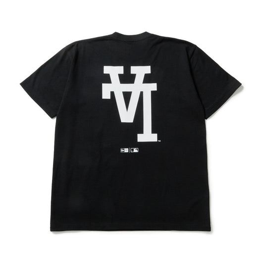 Los Angeles Dodgers Upside Down Black Short Sleeve T-Shirt