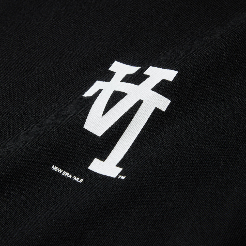 Los Angeles Dodgers Upside Down Black Short Sleeve T-Shirt