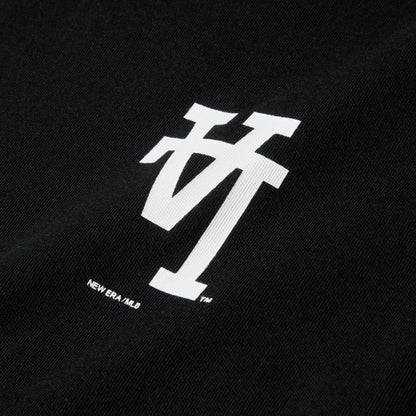 Los Angeles Dodgers Upside Down Black Short Sleeve T-Shirt