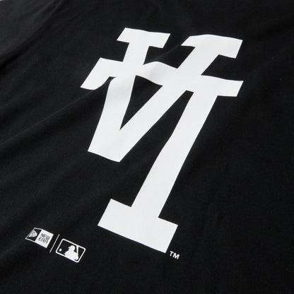 Los Angeles Dodgers Upside Down Black Short Sleeve T-Shirt