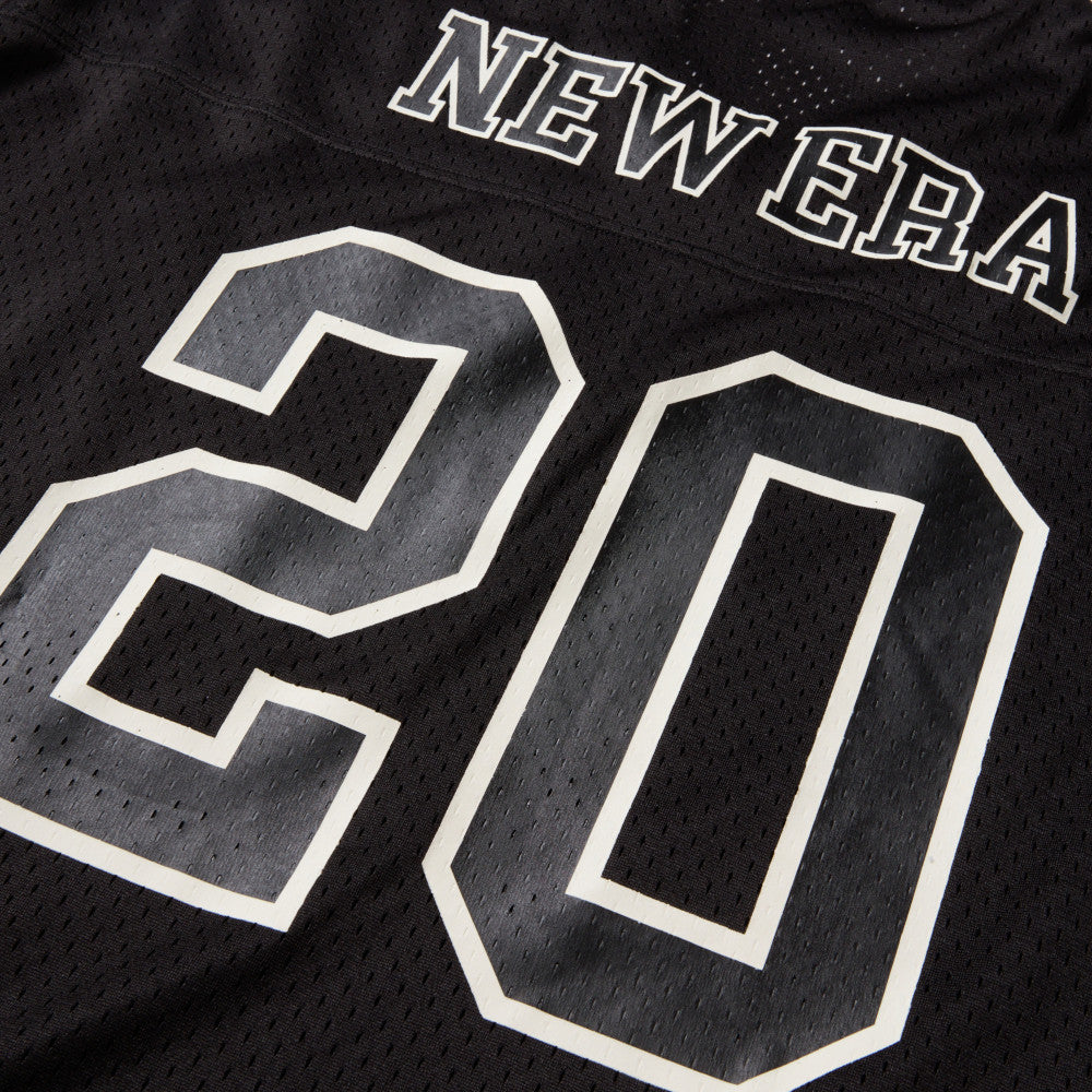 New Era Mesh Black Short Sleeve Football Jersey