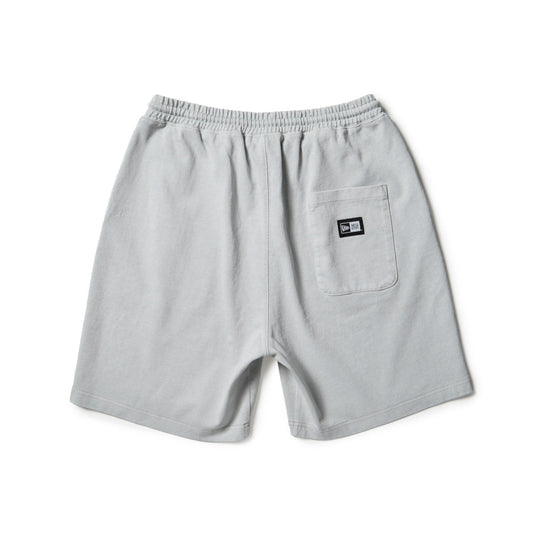 New Era Garment Dyed Heavyweight Cotton Gray Shorts