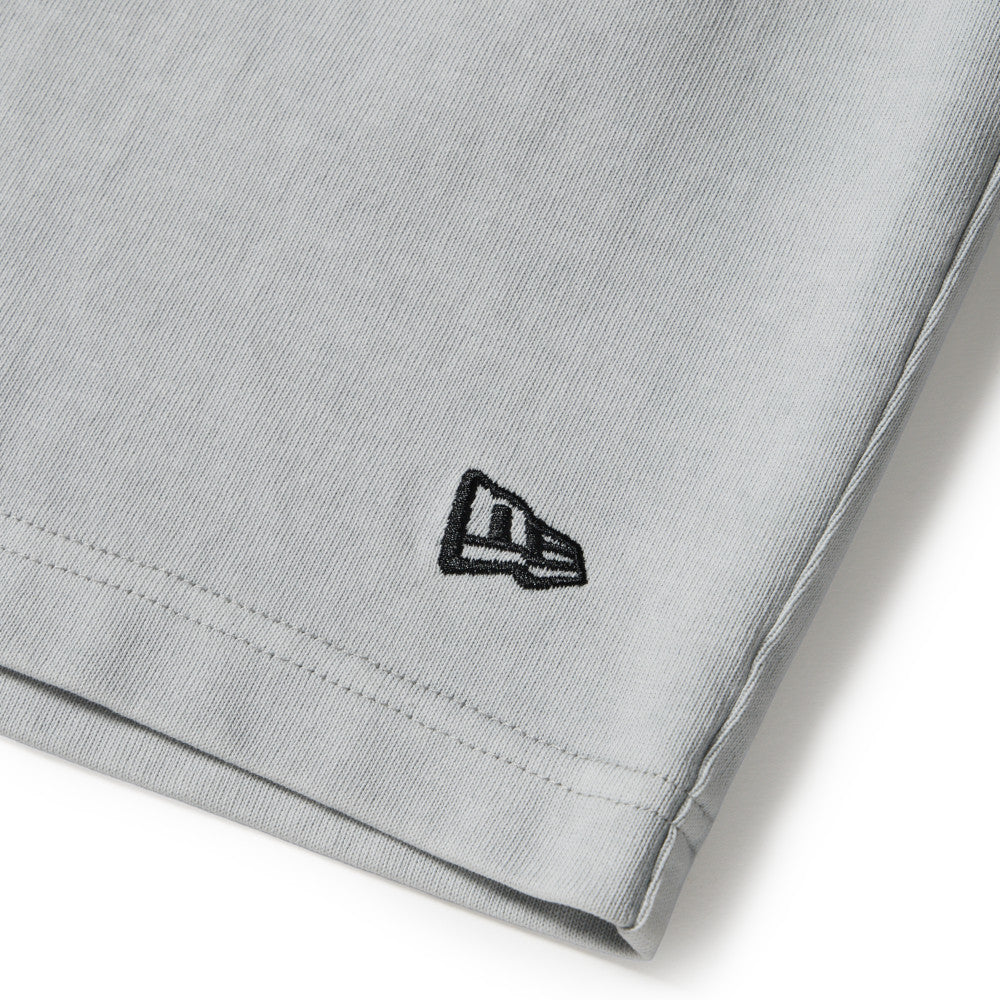 New Era Garment Dyed Heavyweight Cotton Gray Shorts