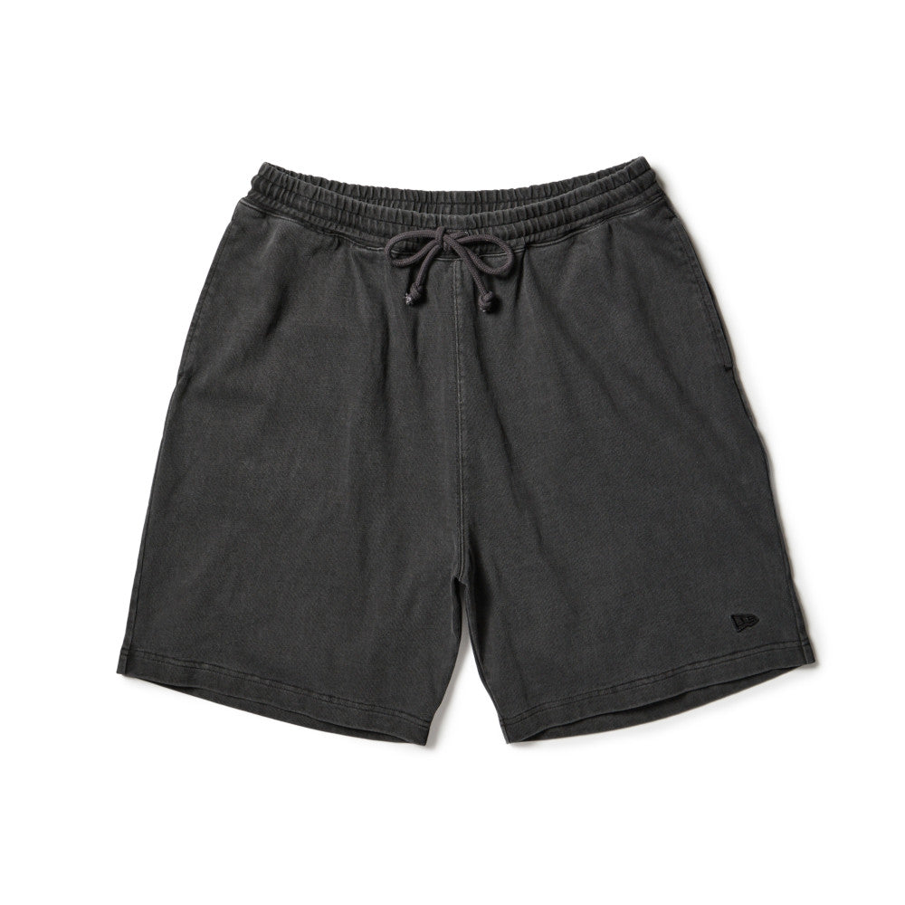 New Era Garment Dyed Heavyweight Cotton Charcoal Gray Shorts