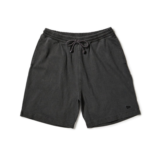 New Era Garment Dyed Heavyweight Cotton Charcoal Gray Shorts