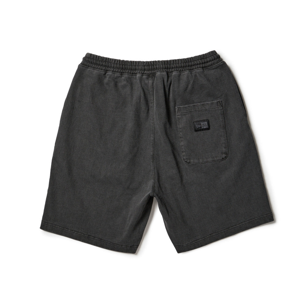 New Era Garment Dyed Heavyweight Cotton Charcoal Gray Shorts