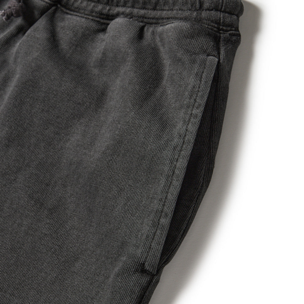 New Era Garment Dyed Heavyweight Cotton Charcoal Gray Shorts
