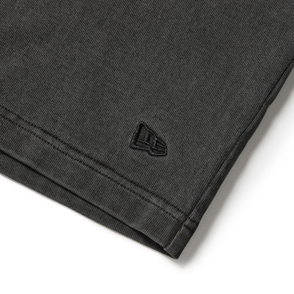 New Era Garment Dyed Heavyweight Cotton Charcoal Gray Shorts
