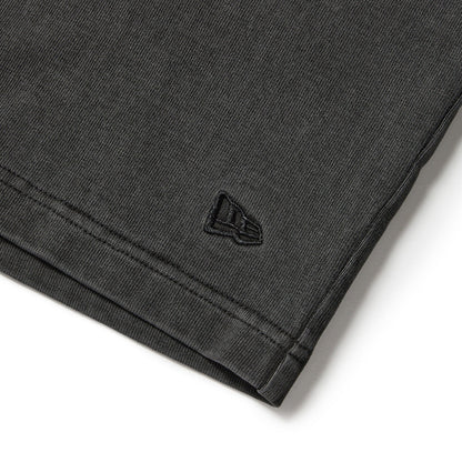 New Era Garment Dyed Heavyweight Cotton Charcoal Gray Shorts