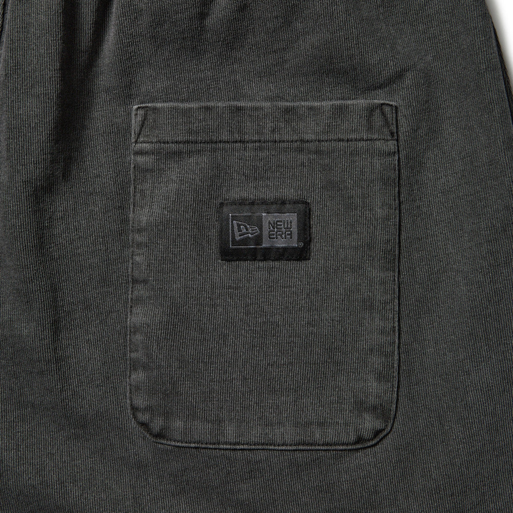 New Era Garment Dyed Heavyweight Cotton Charcoal Gray Shorts