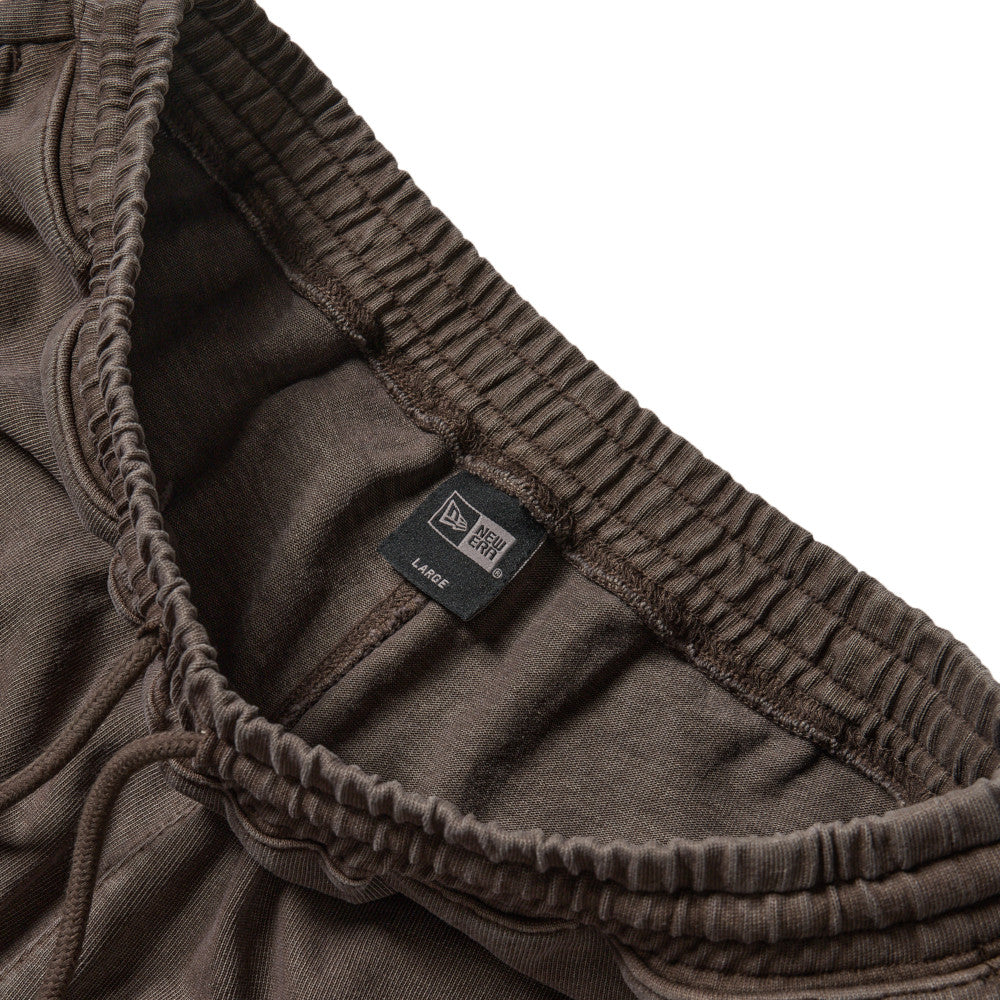 New Era Garment Dyed Heavyweight Cotton Brown Shorts