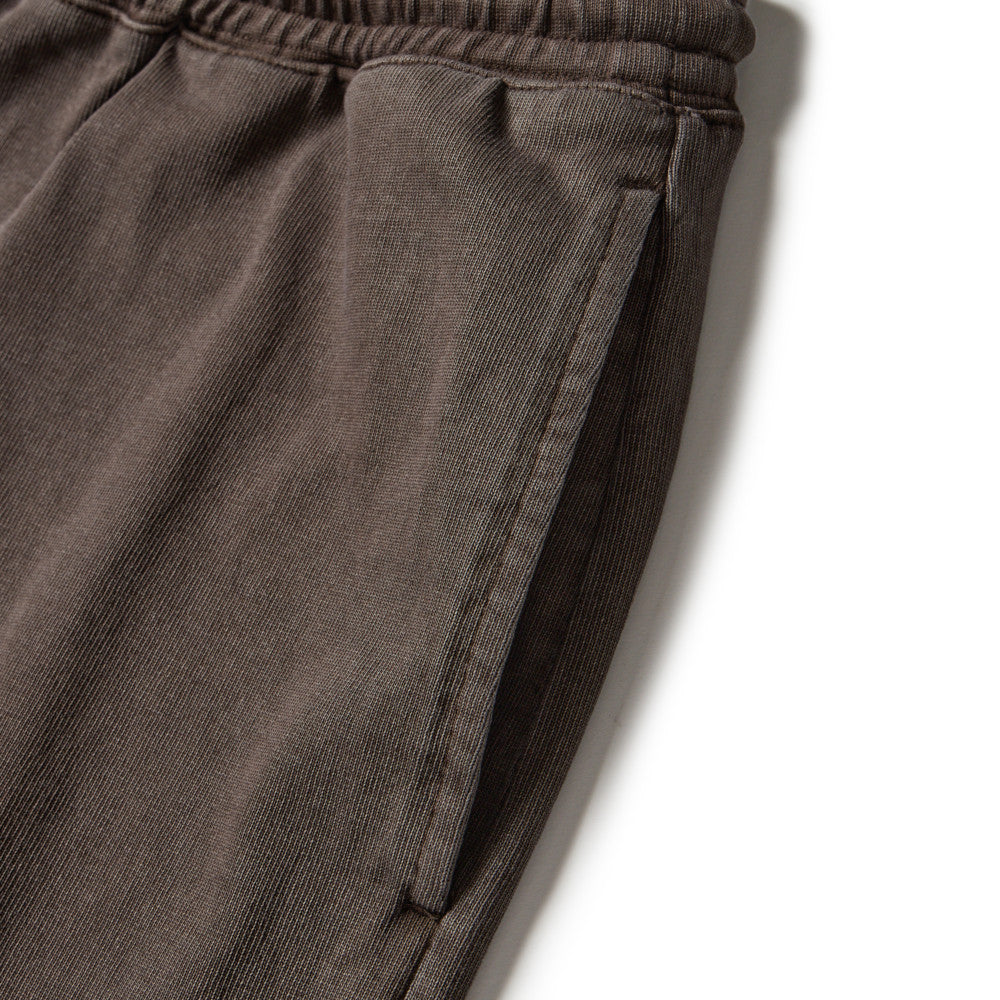 New Era Garment Dyed Heavyweight Cotton Brown Shorts