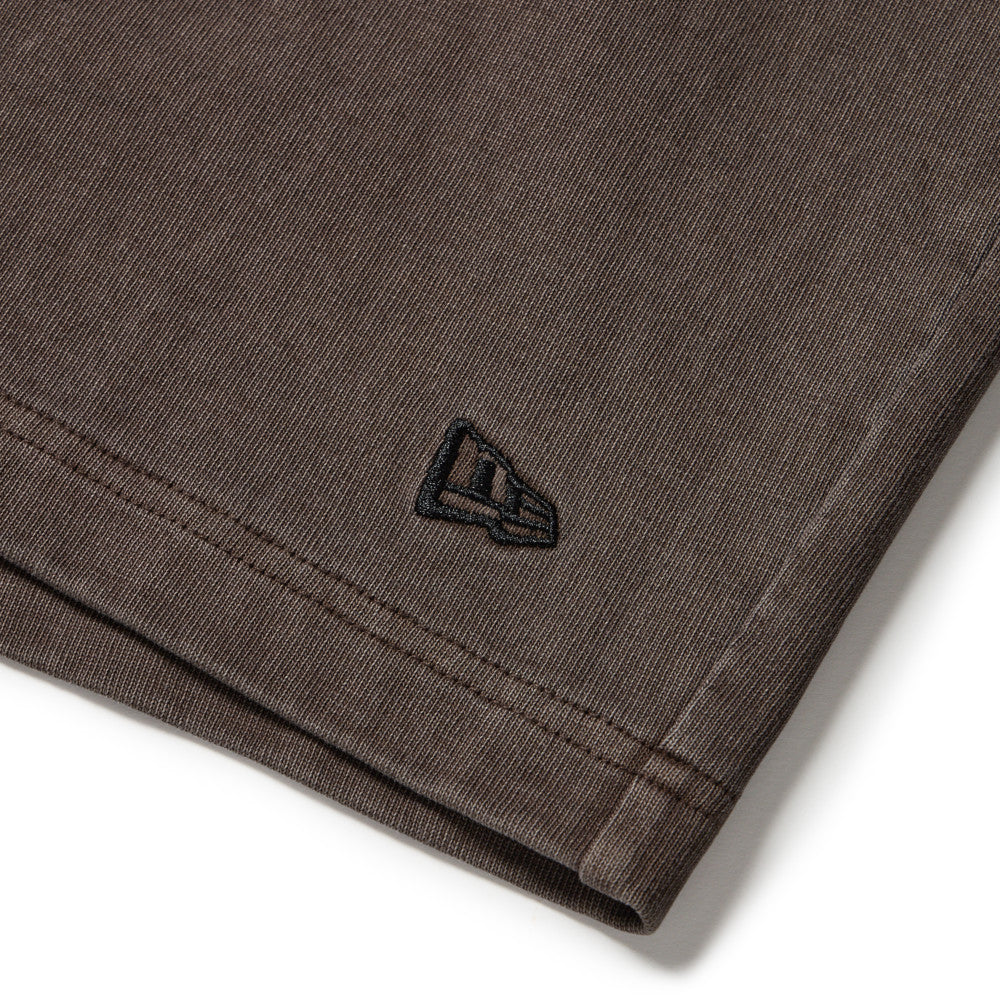New Era Garment Dyed Heavyweight Cotton Brown Shorts