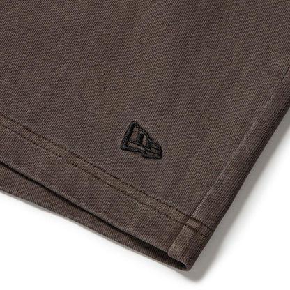 New Era Garment Dyed Heavyweight Cotton Brown Shorts