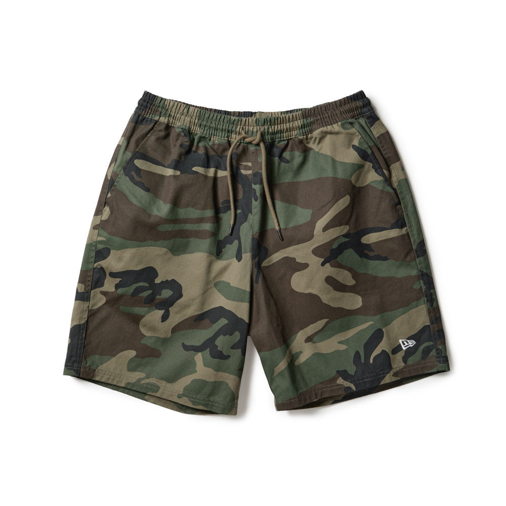 New Era Easy-Fit Woodland Camo Shorts