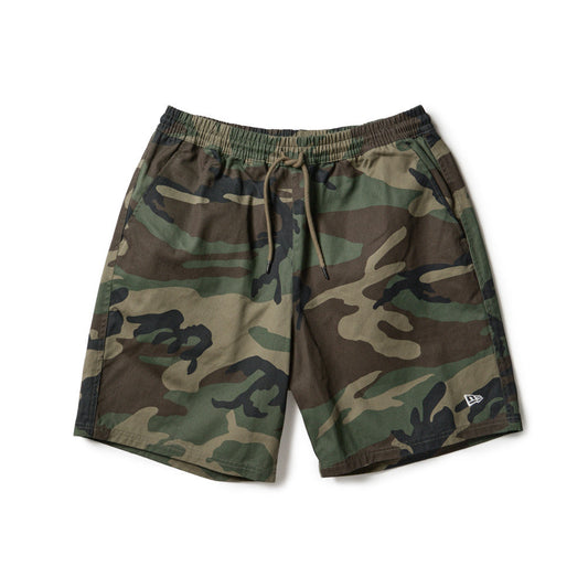 New Era Easy-Fit Woodland Camo Shorts