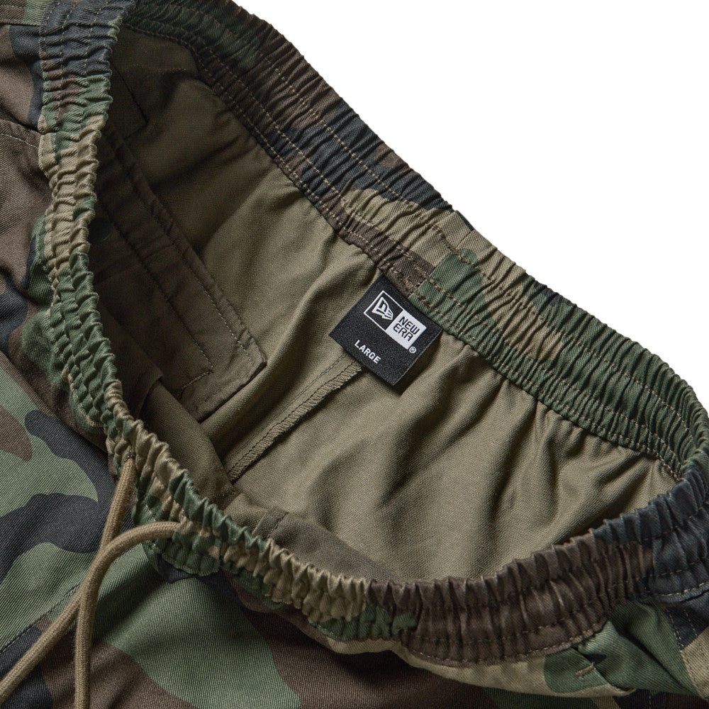 New Era Easy-Fit Woodland Camo Shorts