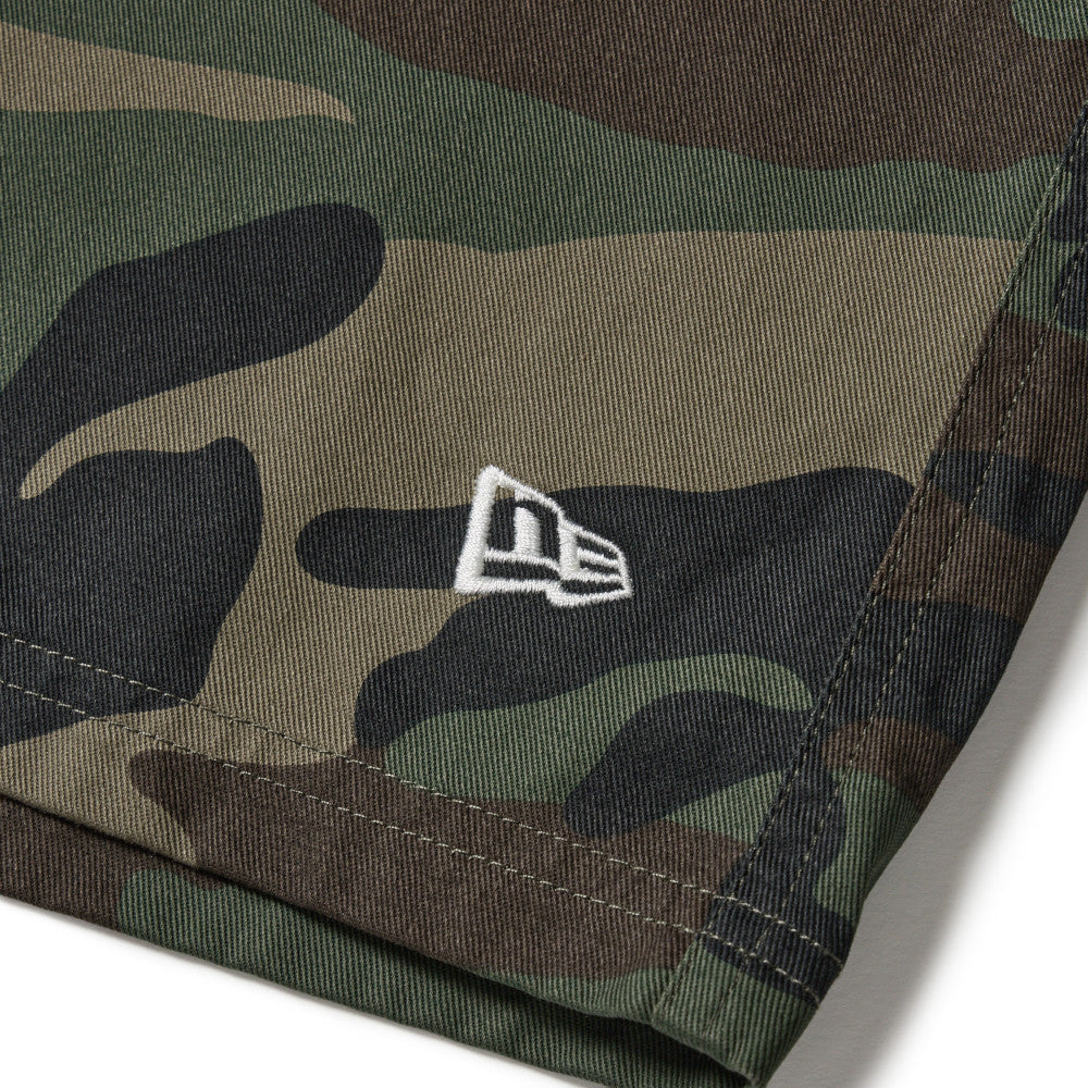 New Era Easy-Fit Woodland Camo Shorts