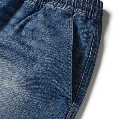 New Era Easy-Fit Washed Denim Shorts