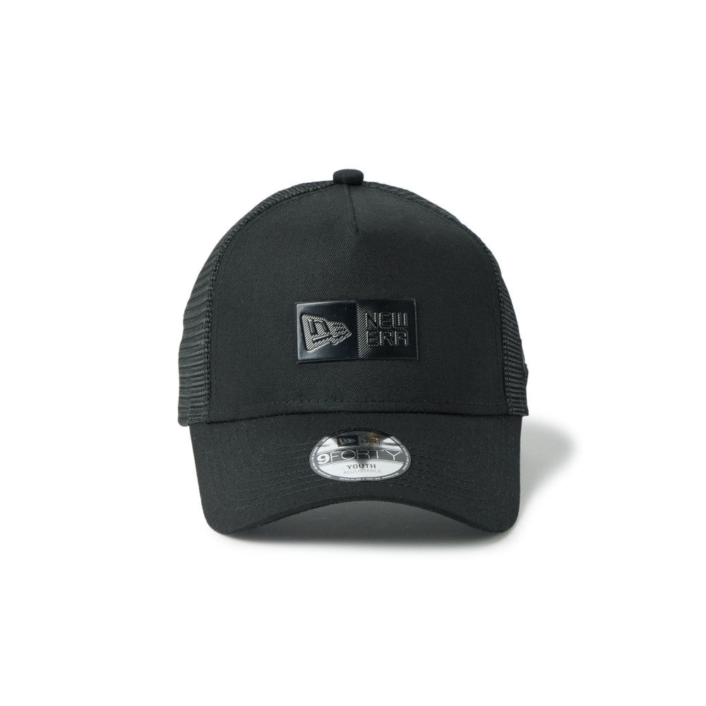 9FORTY A-Frame Trucker Kids TPU Box Tonal Black Snapback