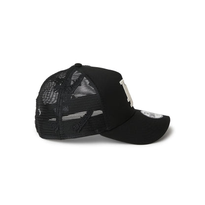 9FORTY A-Frame Trucker Kids Los Angeles Dodgers Embroidered Mesh Black Snapback
