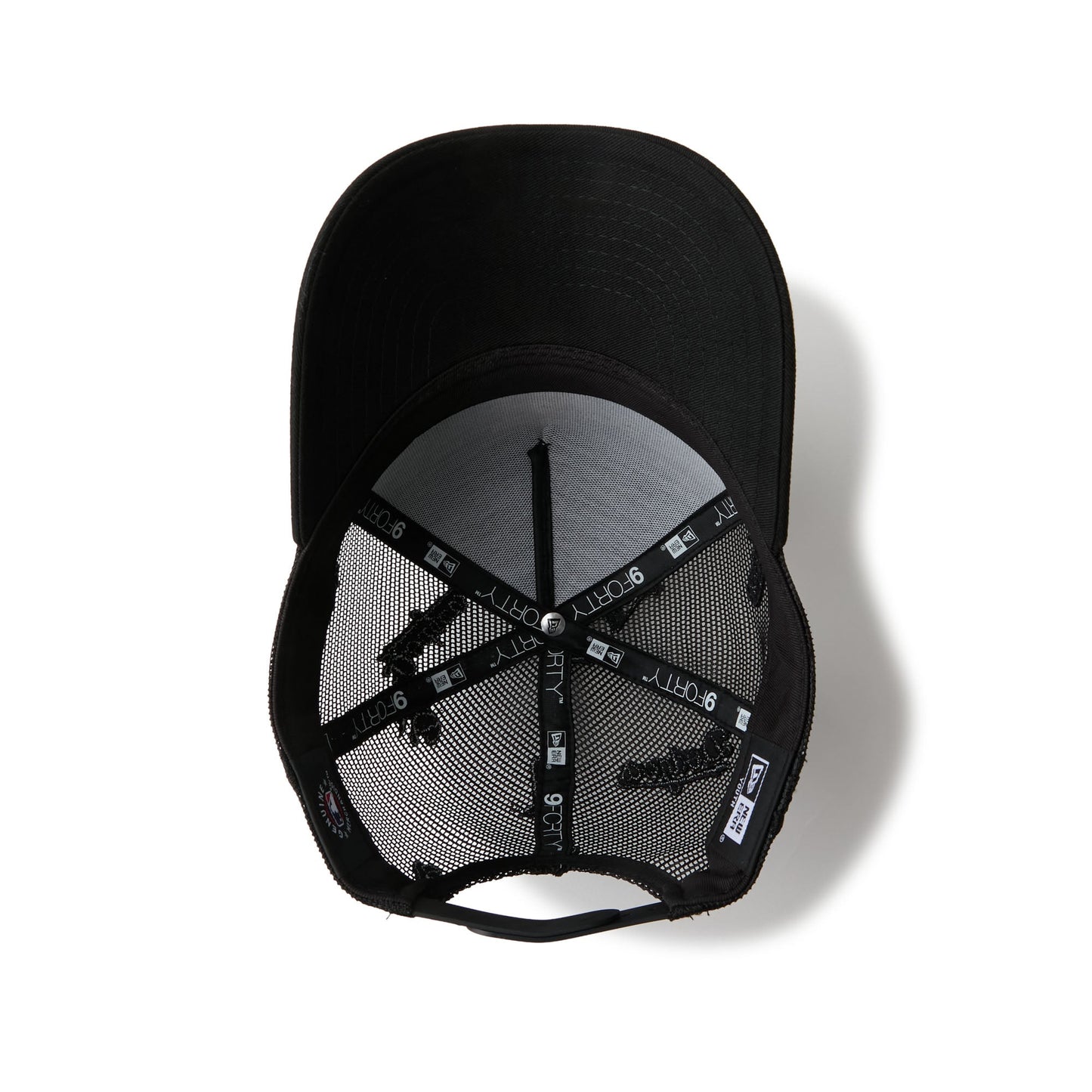 9FORTY A-Frame Trucker Kids Los Angeles Dodgers Embroidered Mesh Black Snapback