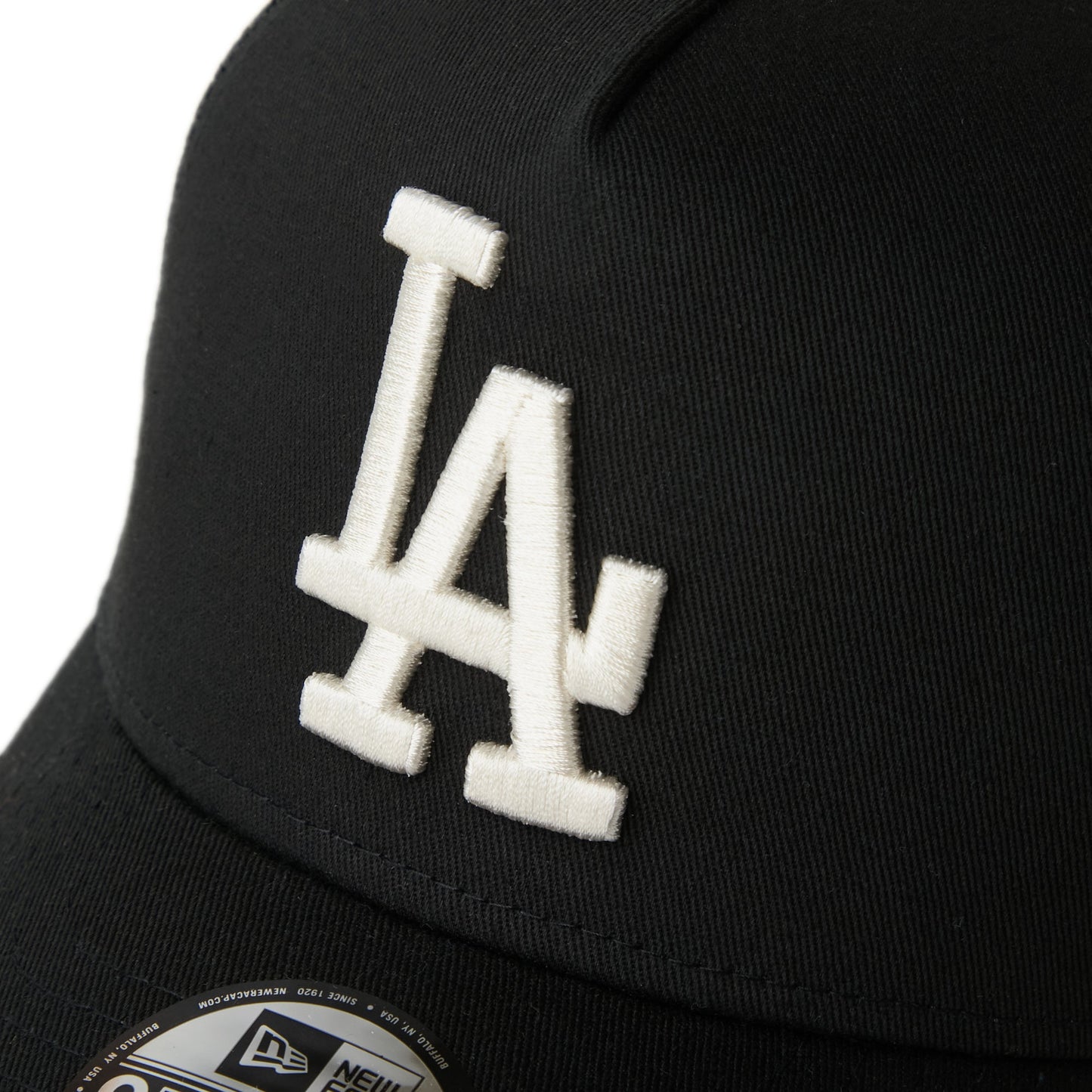 9FORTY A-Frame Trucker Kids Los Angeles Dodgers Embroidered Mesh Black Snapback